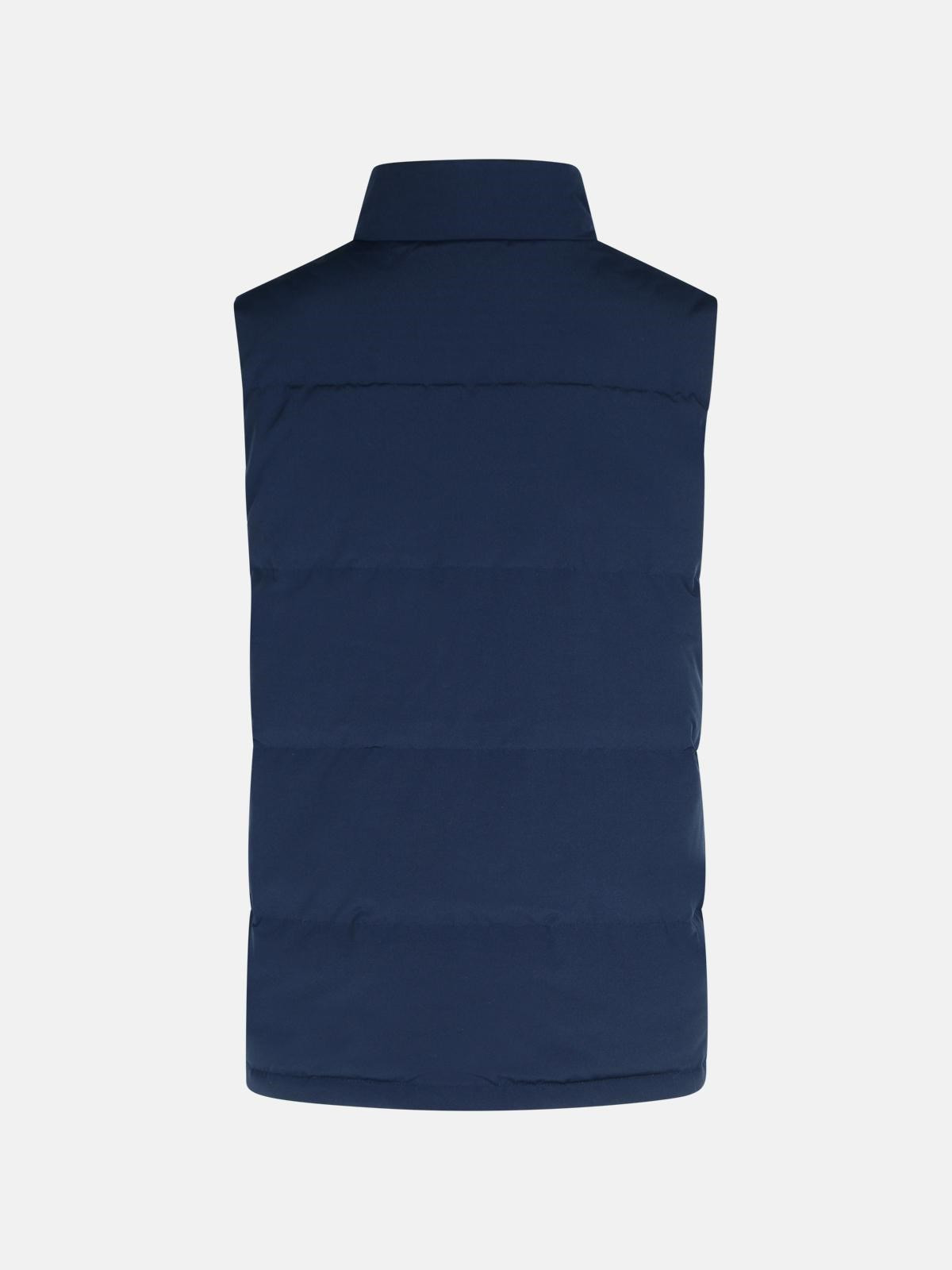 'FREESTYLE' BLUE COTTON BLEND VEST - 3