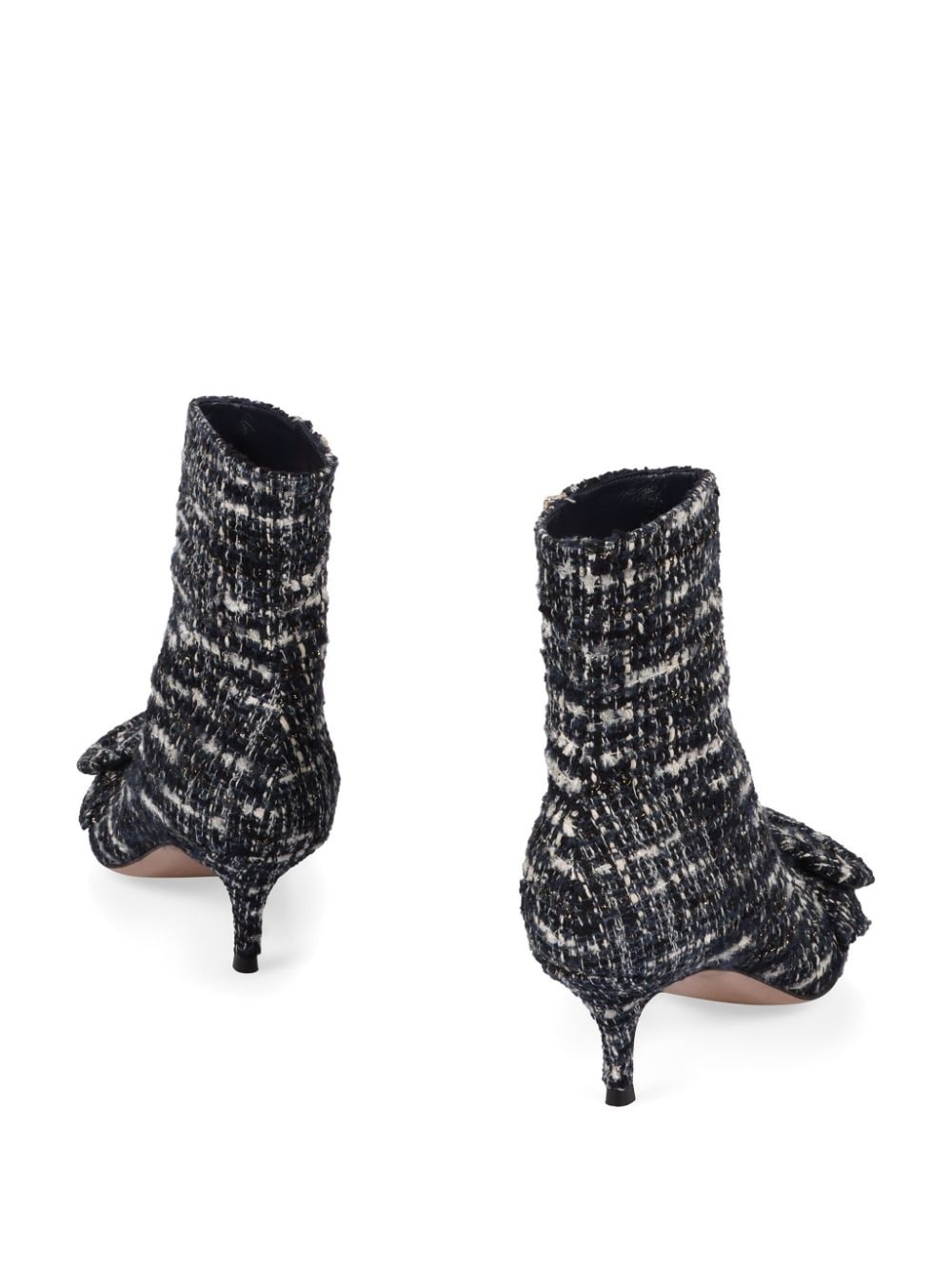 bouclé ankle boots - 3