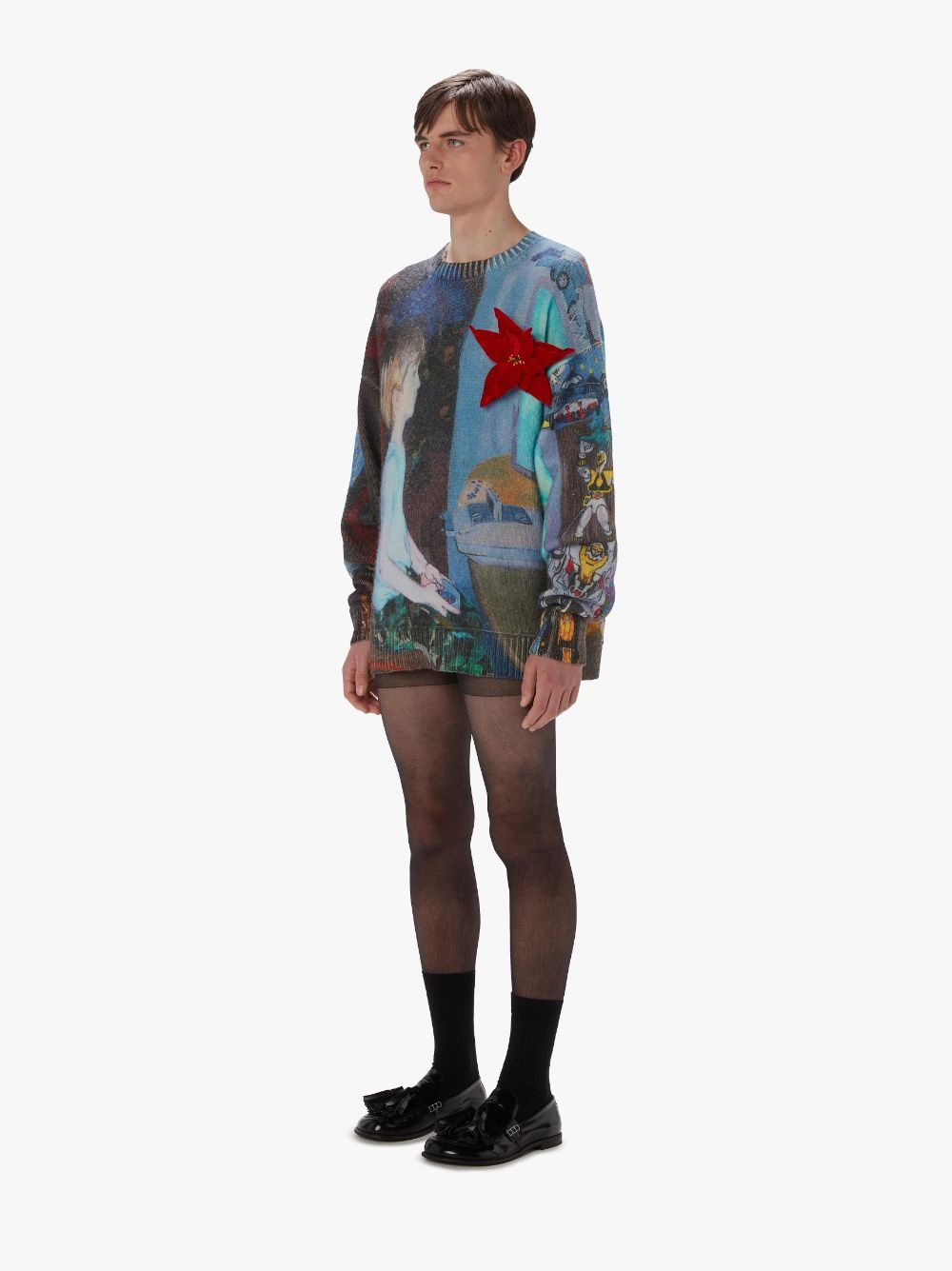 PRINTED SWEATER - 4