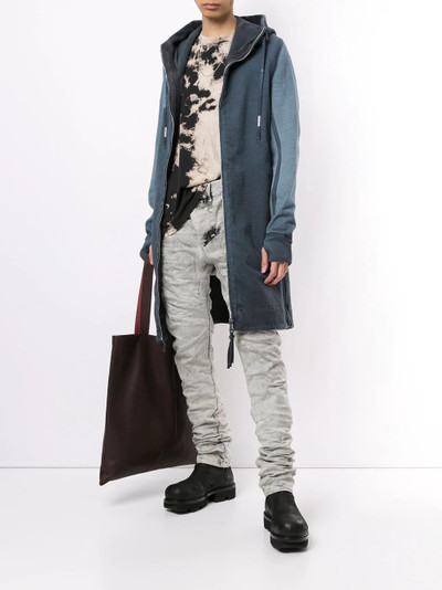 Boris Bidjan Saberi washed skinny-fit trousers outlook