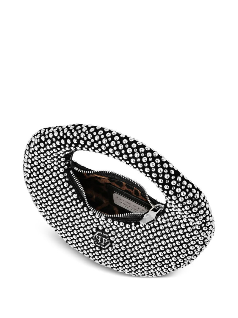 oval stud-embellished tote bag 3