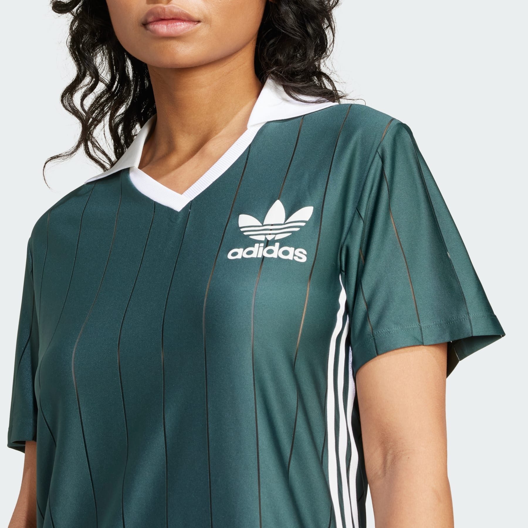 Adicolor 3-Stripes Pinstripe Dress - 6
