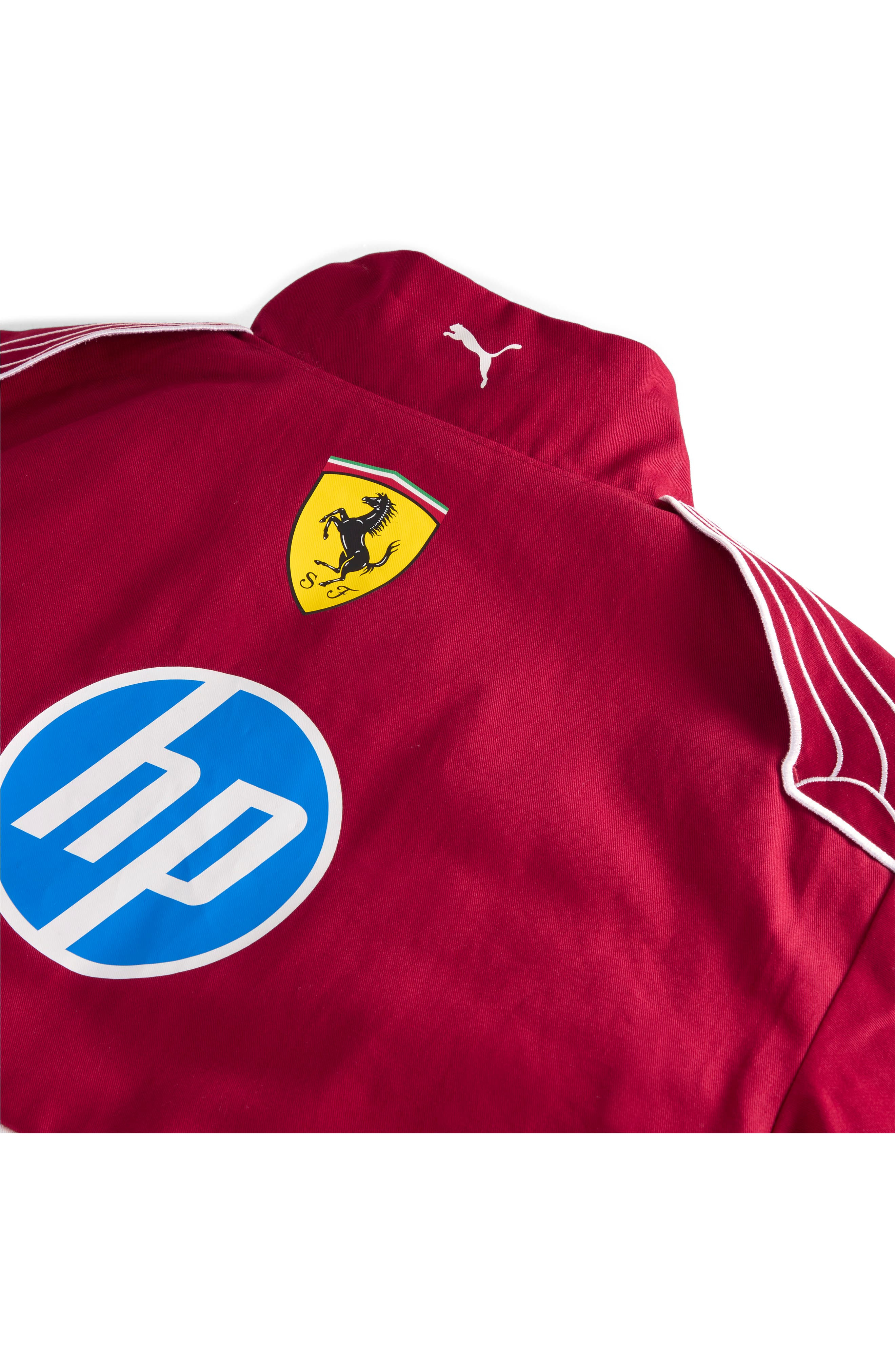 PUMA Scuderia Ferrari Team Racing Jacket in Dark Cherry at Nordstrom - 4