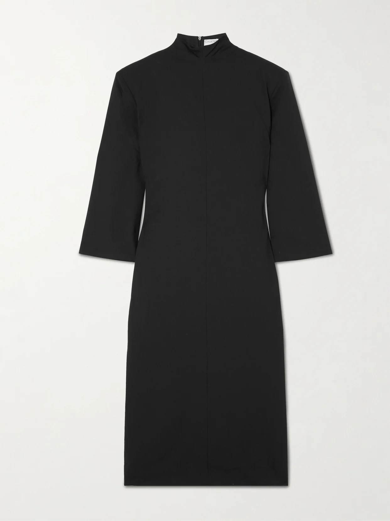 Addison Wool And Silk-blend Turtleneck Midi Dress - 1