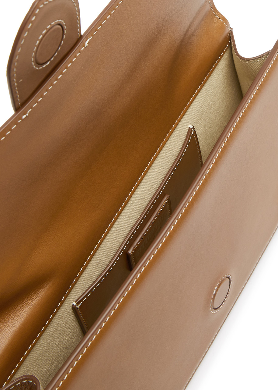 Le Bambino Long leather top handle bag - 4