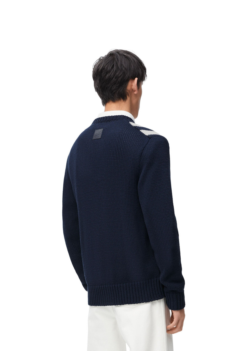 Cardigan in cotton and wool 4