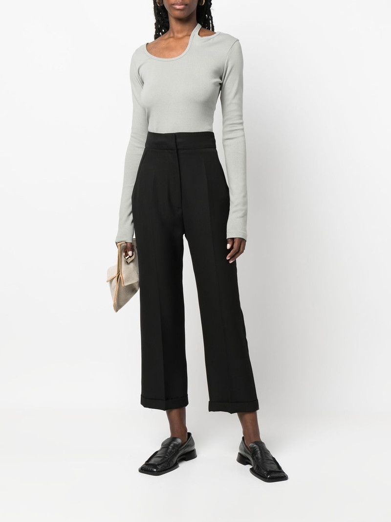 LOW CLASSIC cut-out detail T-shirt outlook