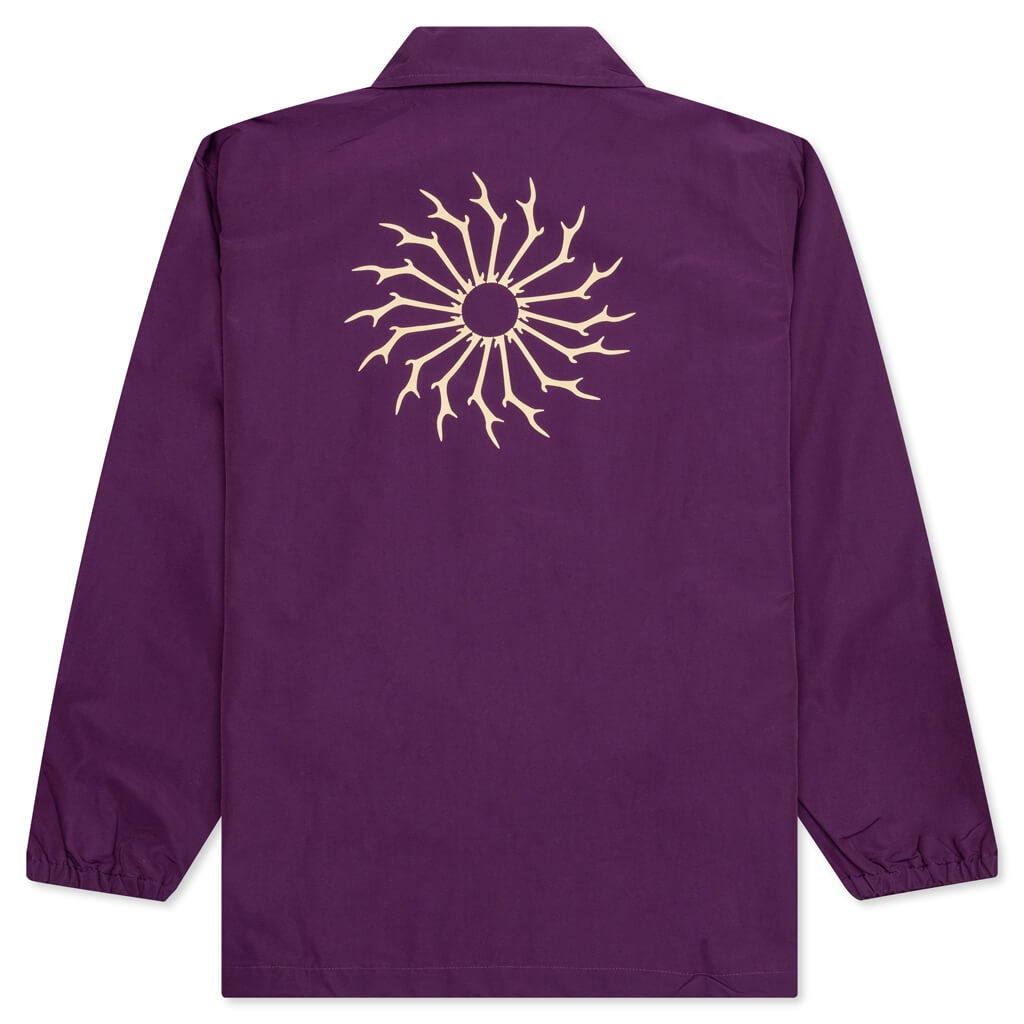 COACH JACKET - PURPLE - 2