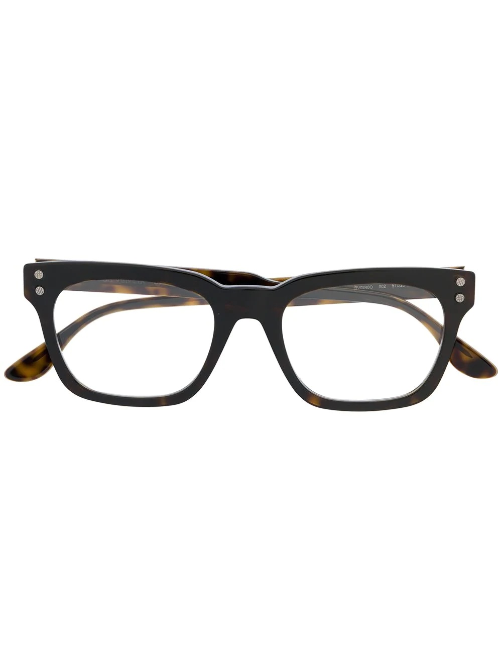 square-frame glasses - 1