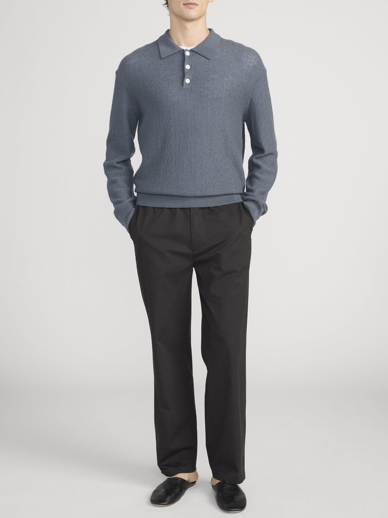 FRAME Long Sleeve Polo Sweater outlook