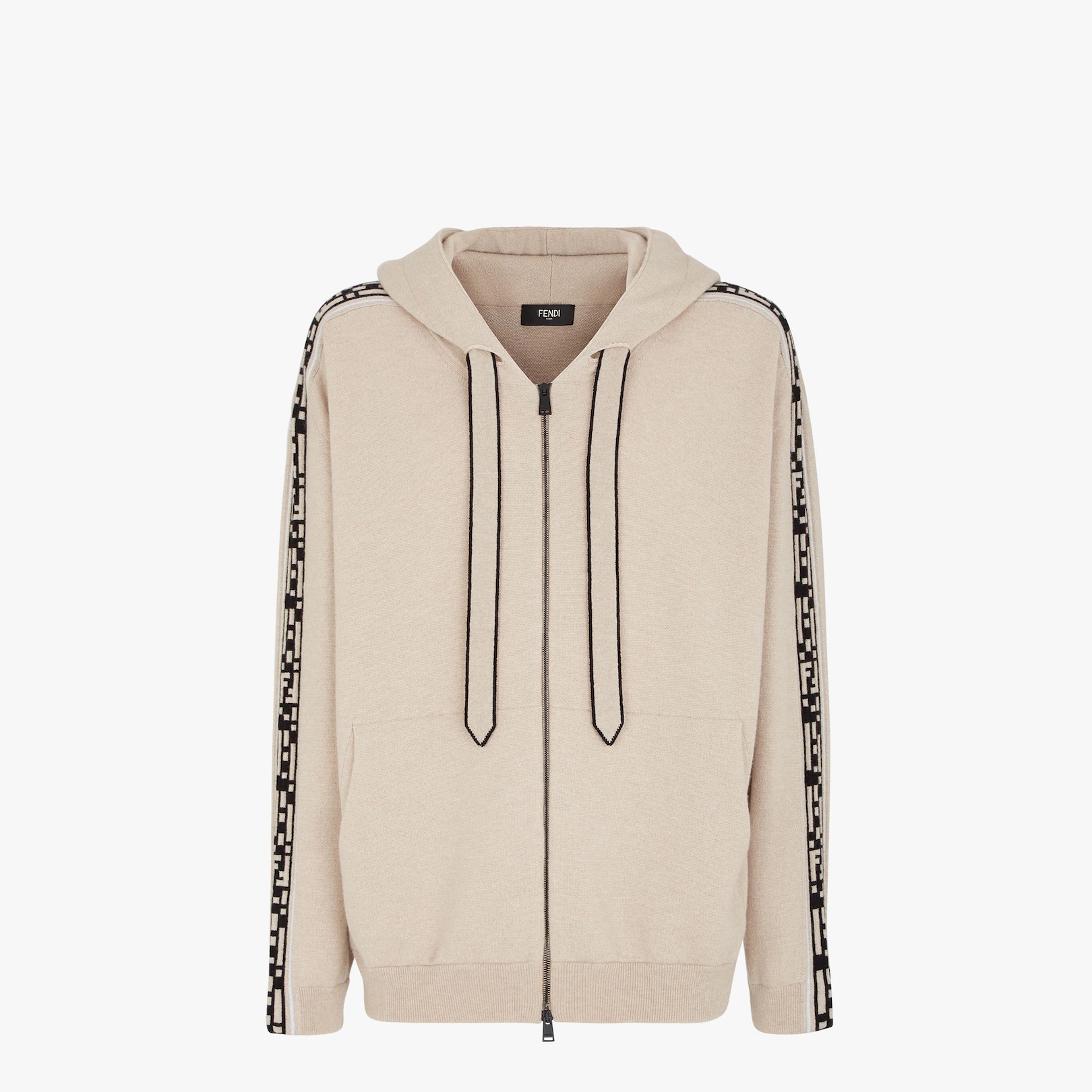 Beige cashmere cardigan - 1
