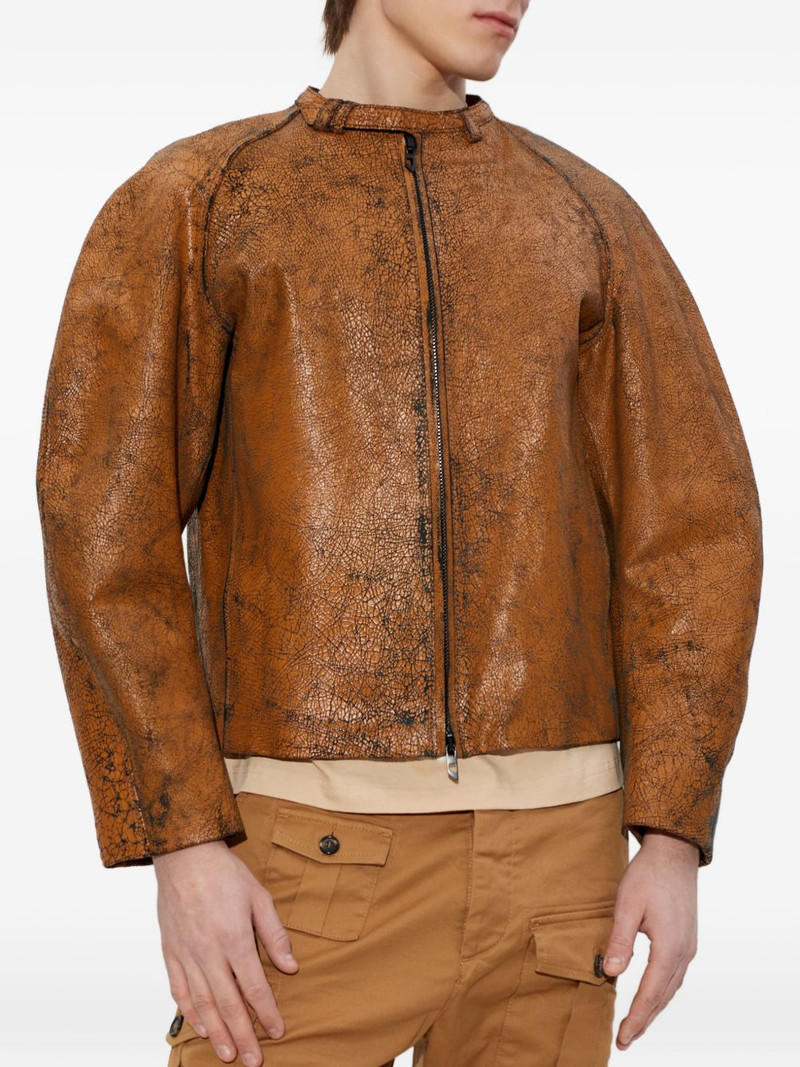 L-Nuri zip-fastening leather jacket 3