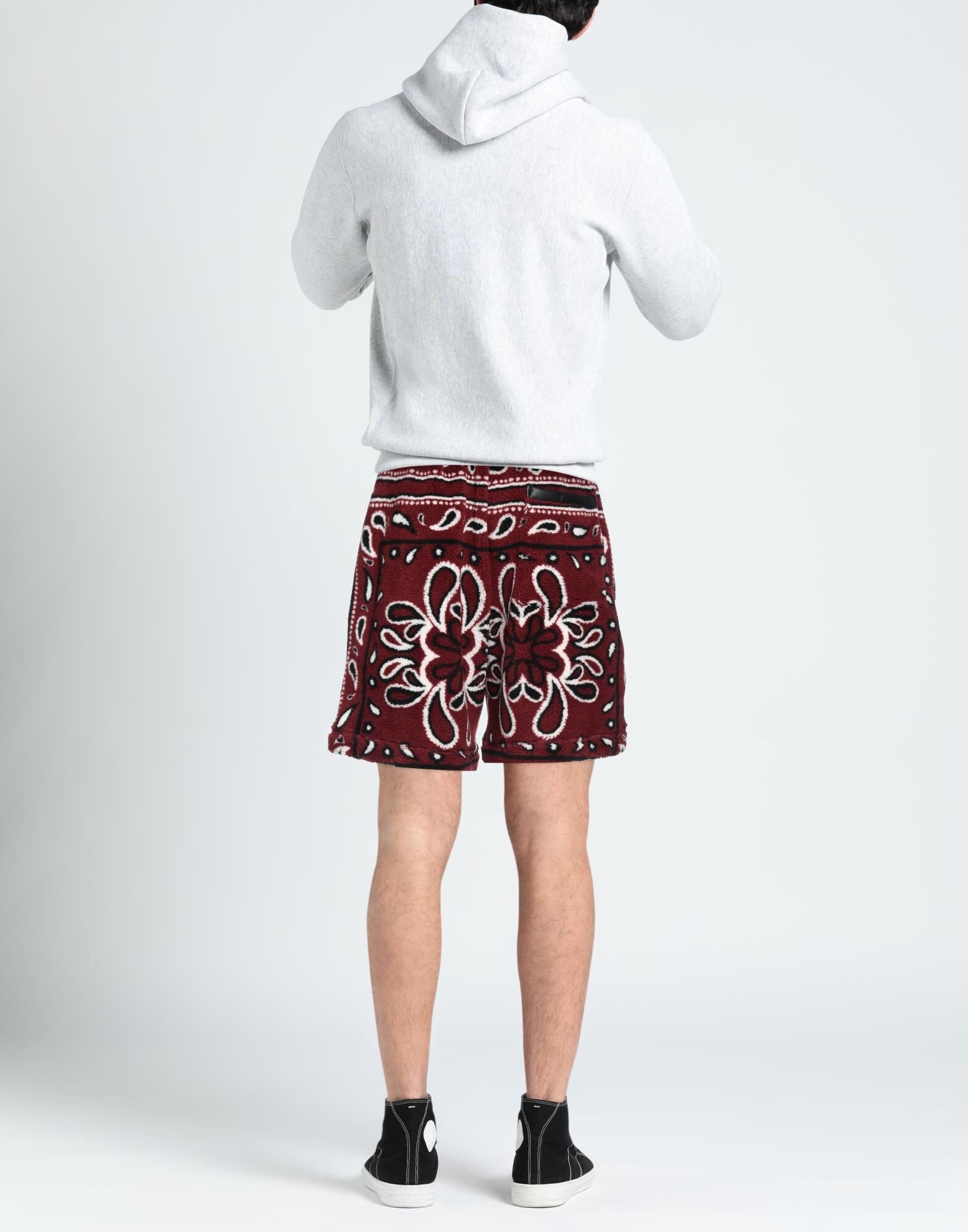 Burgundy Men's Shorts & Bermuda - 3