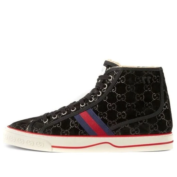 (WMNS) Gucci Tennis 1977 'Black Suede' 649327-UJ510-1076 - 1