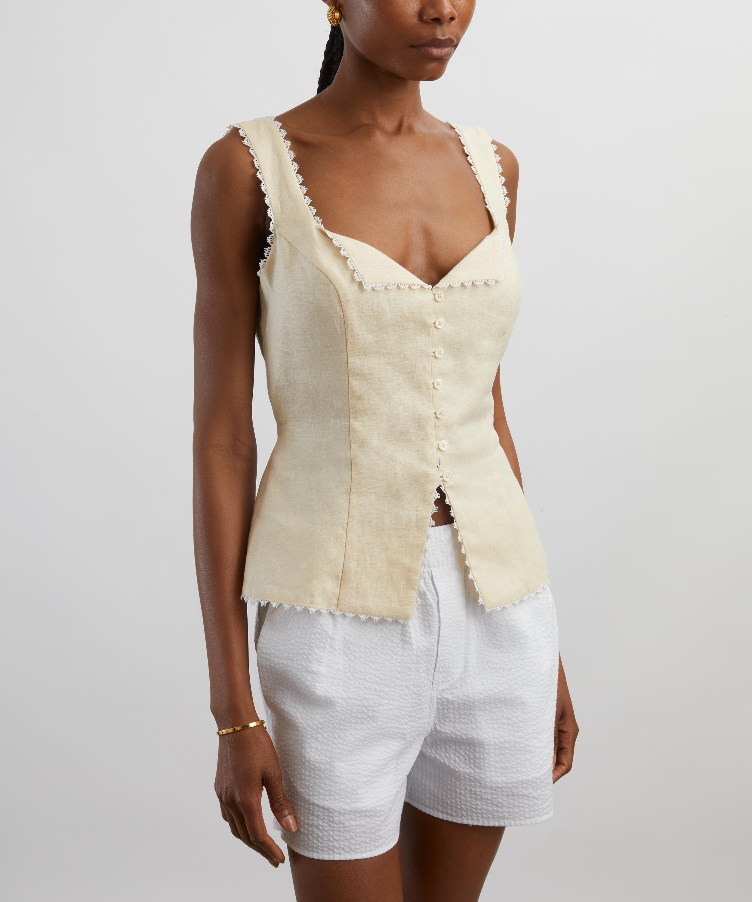 Viola Linen Top - 3