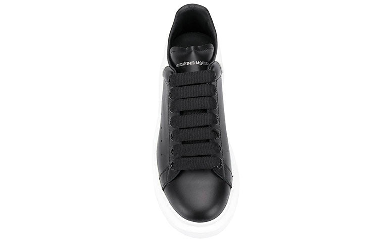 (WMNS) Alexander McQueen Oversized Sneaker 'Black White' 553770WHGP5-1070 - 5