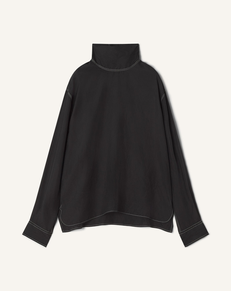 SILK HIGH NECK TOP 1