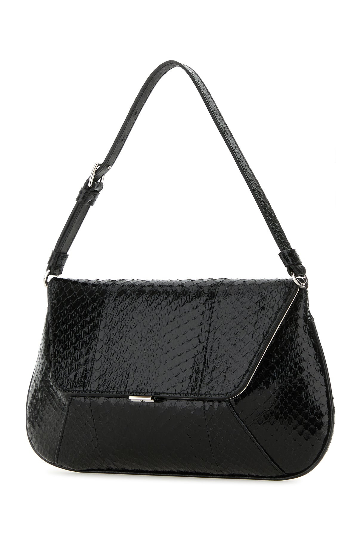 Black leather Ami handbag - 2