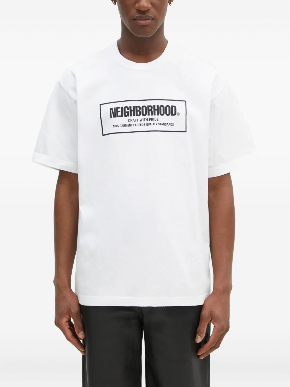 logo-print t-shirt - 1