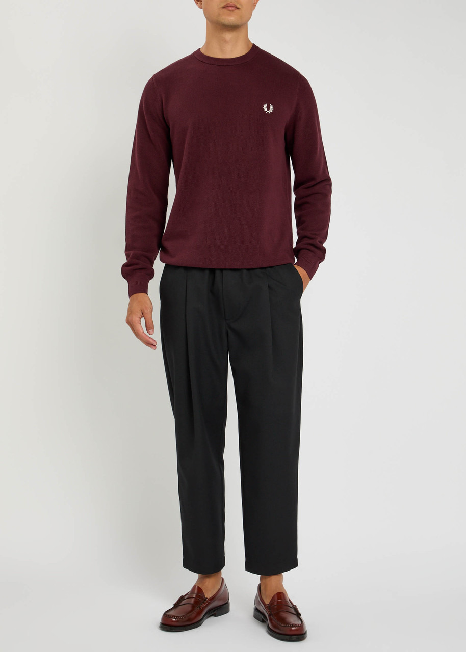 Fred Perry Logo-embroidered Piqué Cotton Sweatshirt - 4
