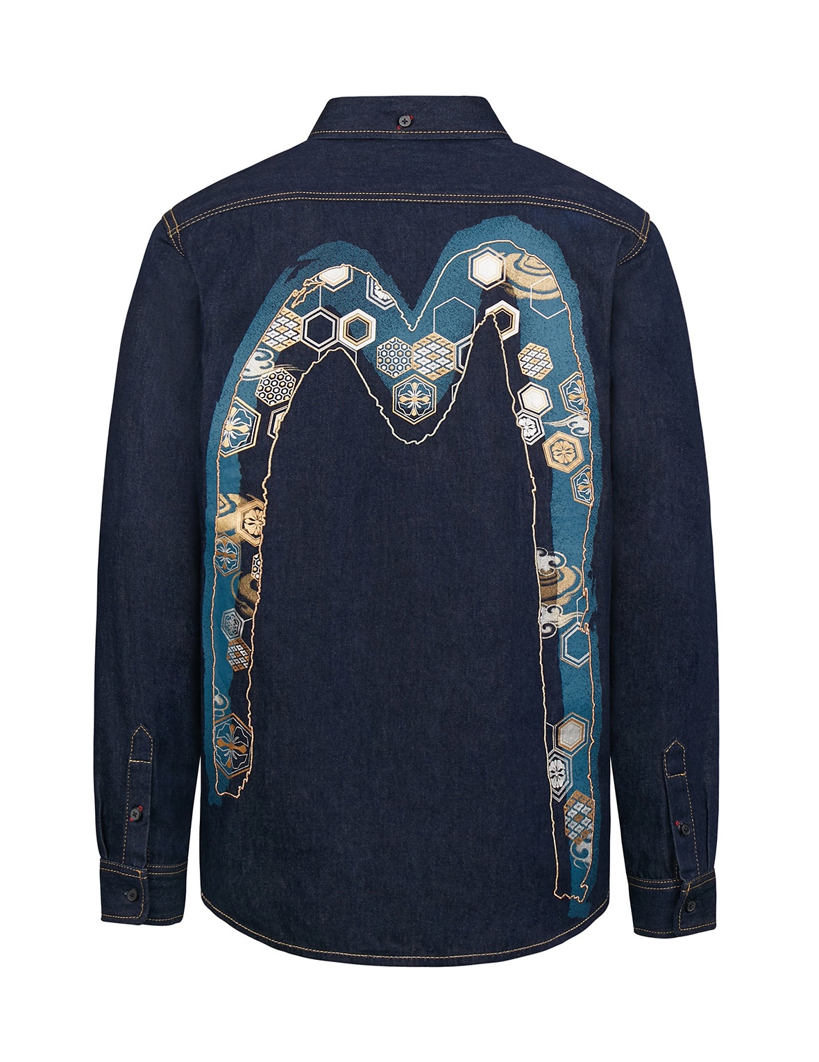 DOUBLE DAICOCK DENIM SHIRT - 2