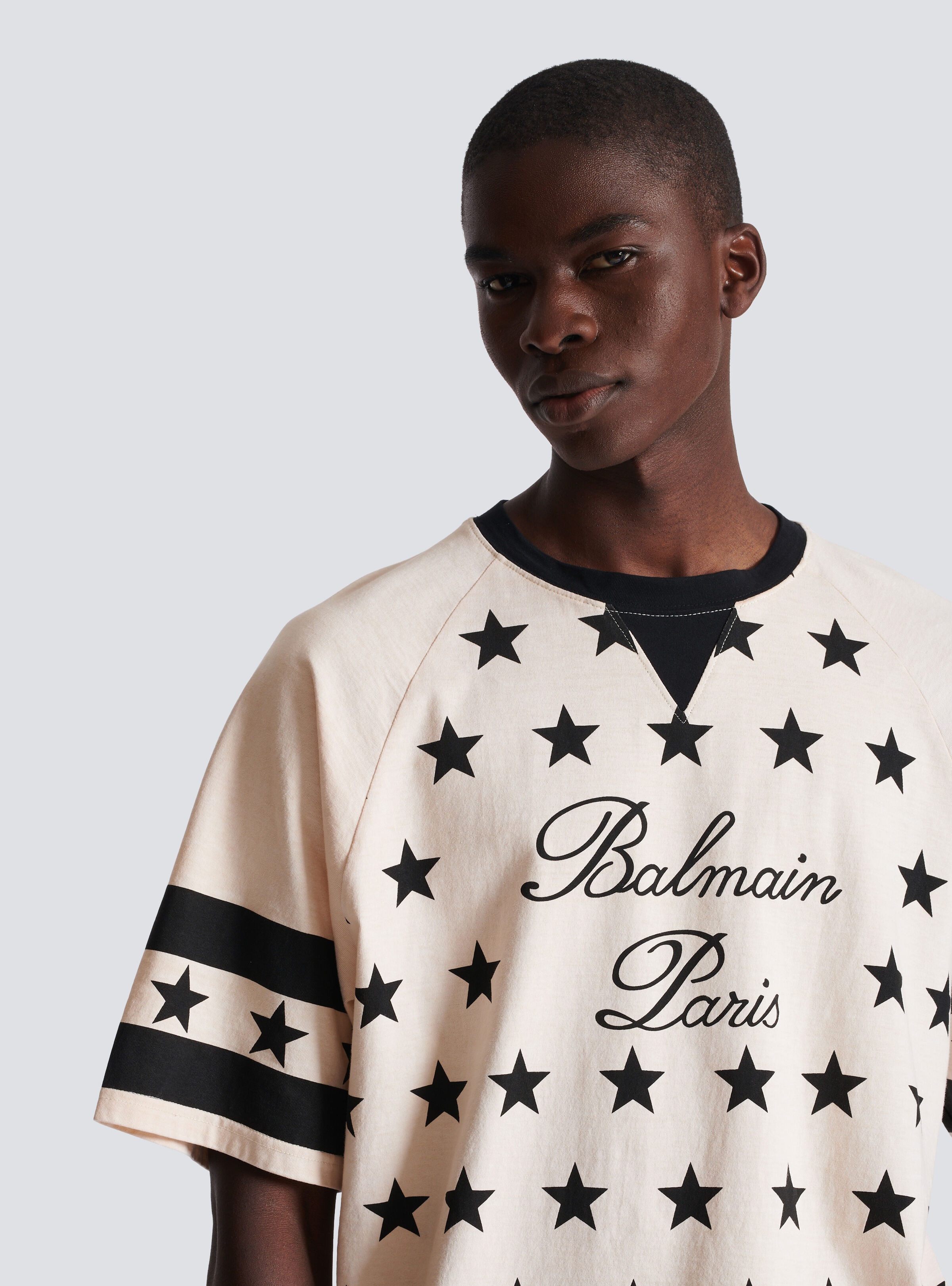 Balmain Signature Stars T-shirt - 7