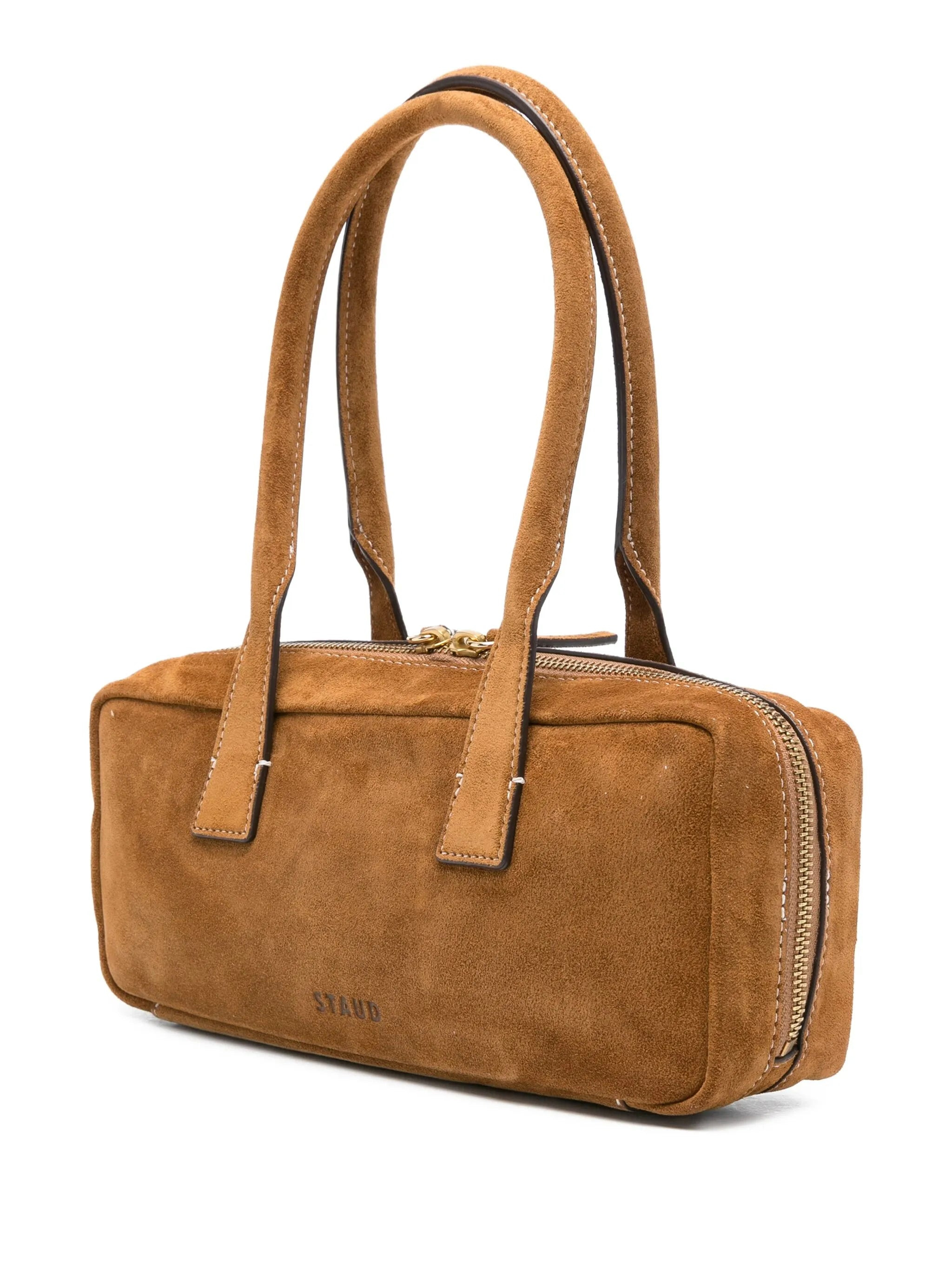 Staud The Dude Suede Zip-top Tote Bag - 5