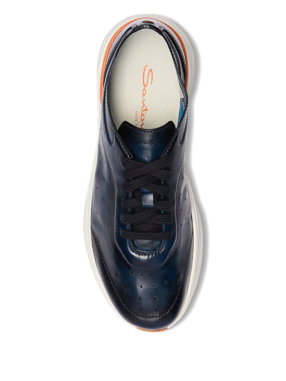 Bounce perforated leather sneakers - 2