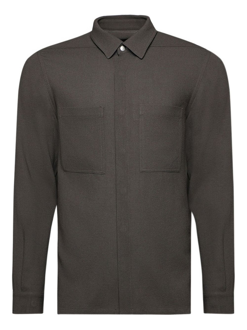 pocket-detail long-sleeve shirt 1