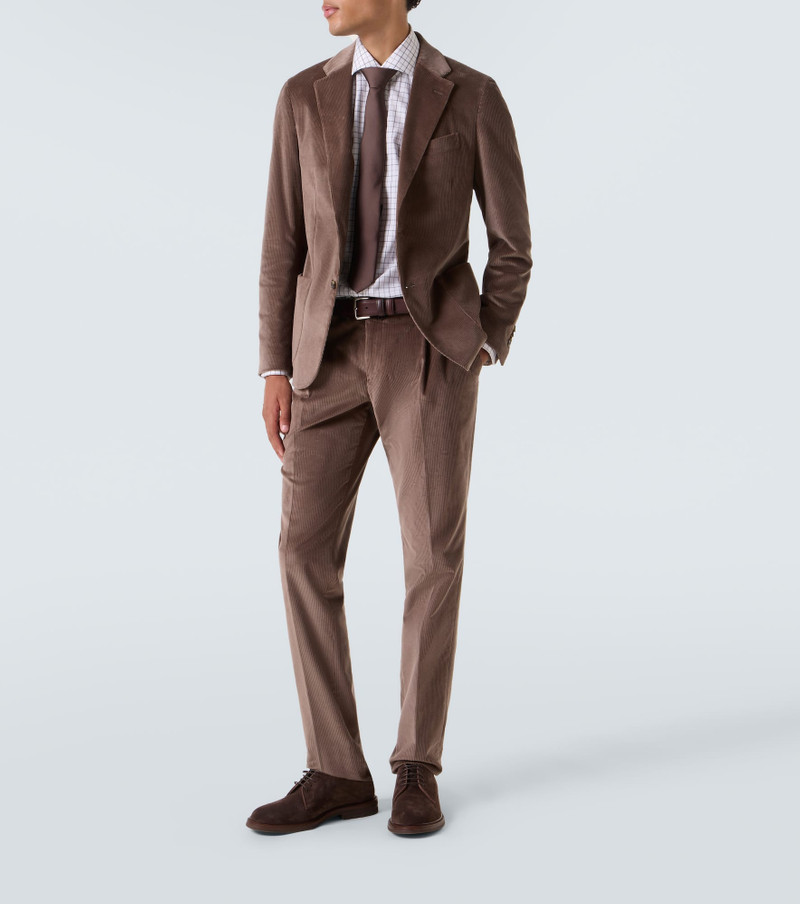 LARDINI Cotton corduroy suit pants outlook