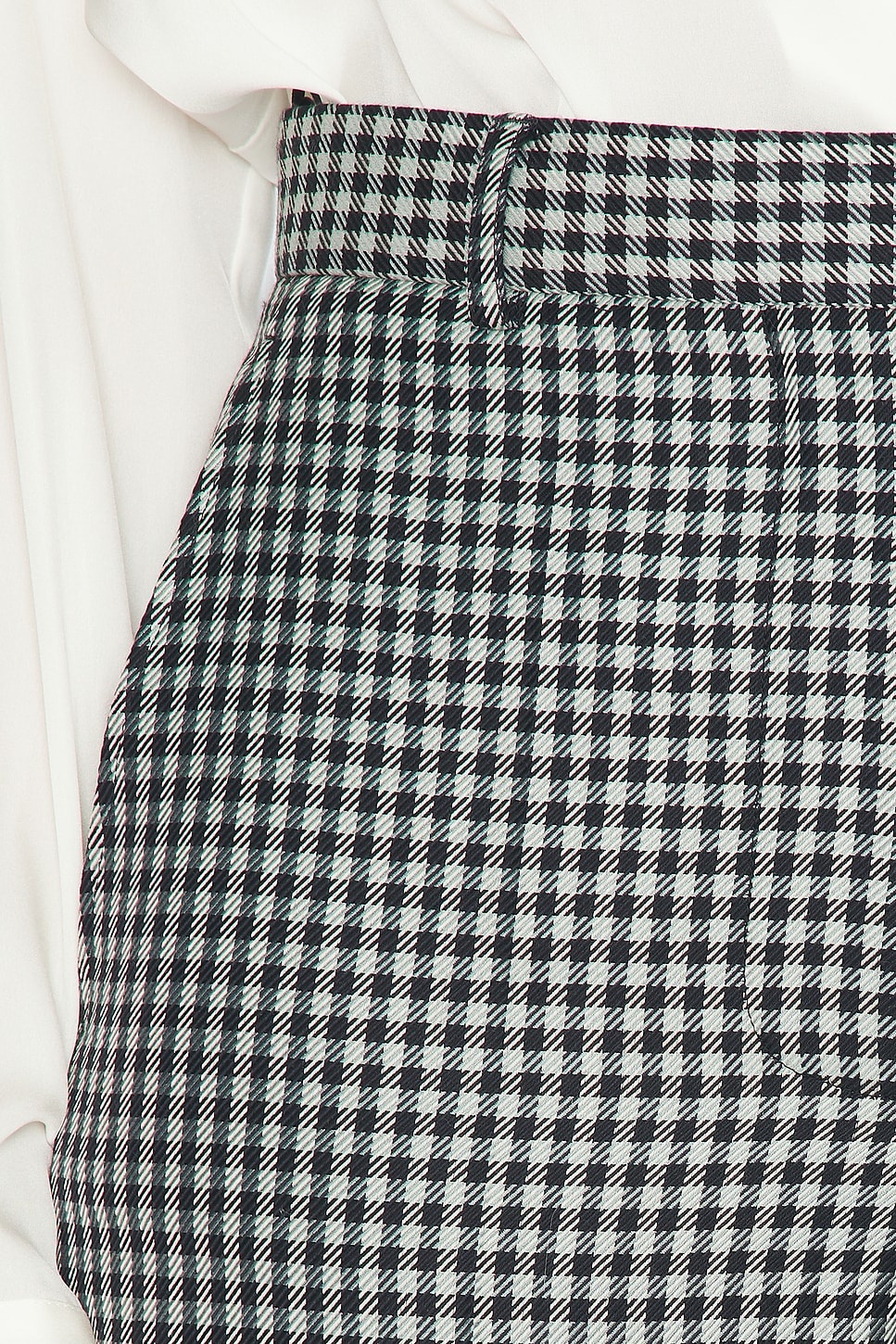 Checked Loose Pant - 6