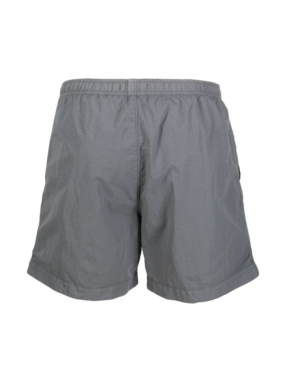 logo-patch slip-on swim shorts - 2