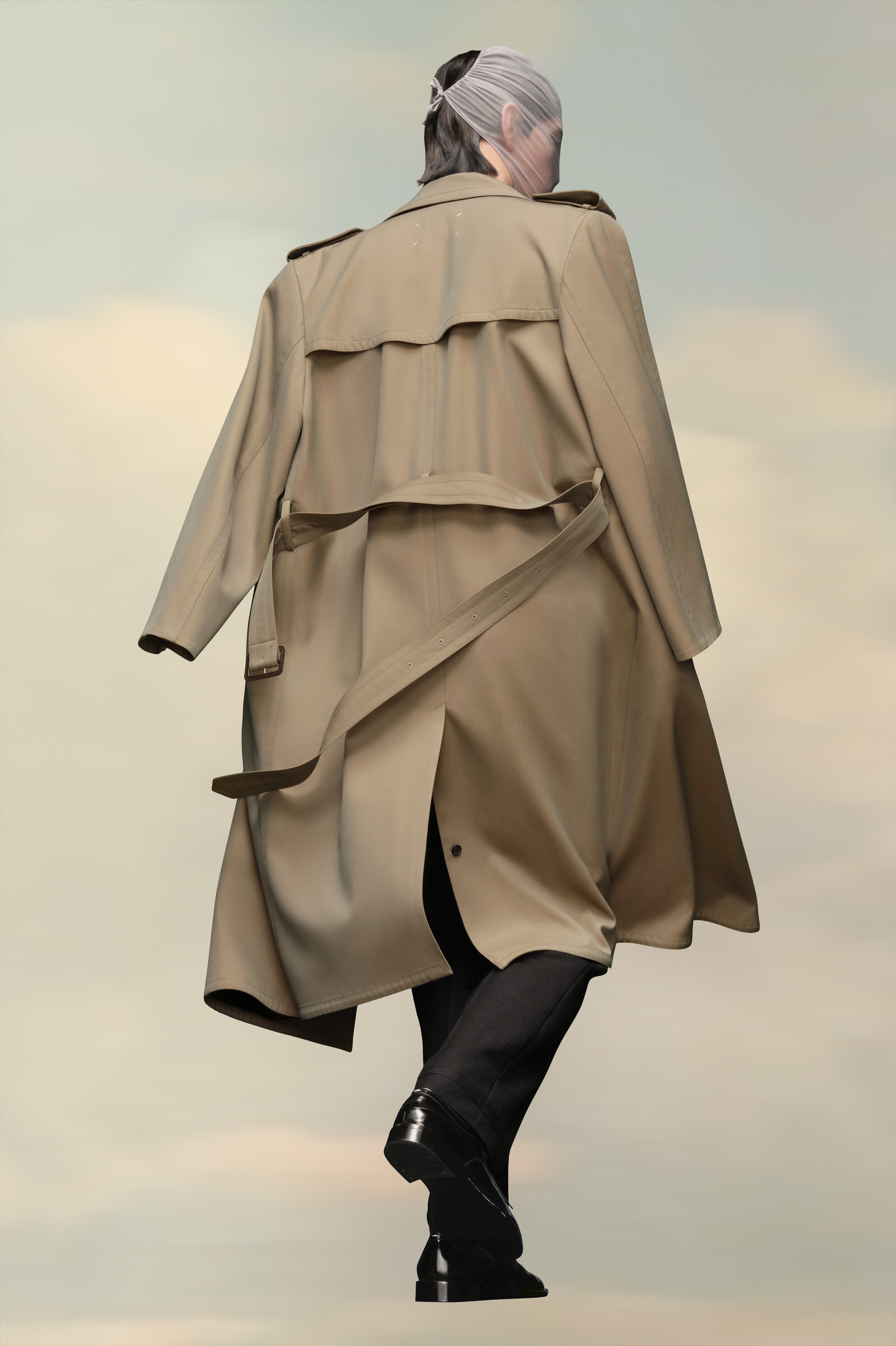 Belted Trench Coat - 4