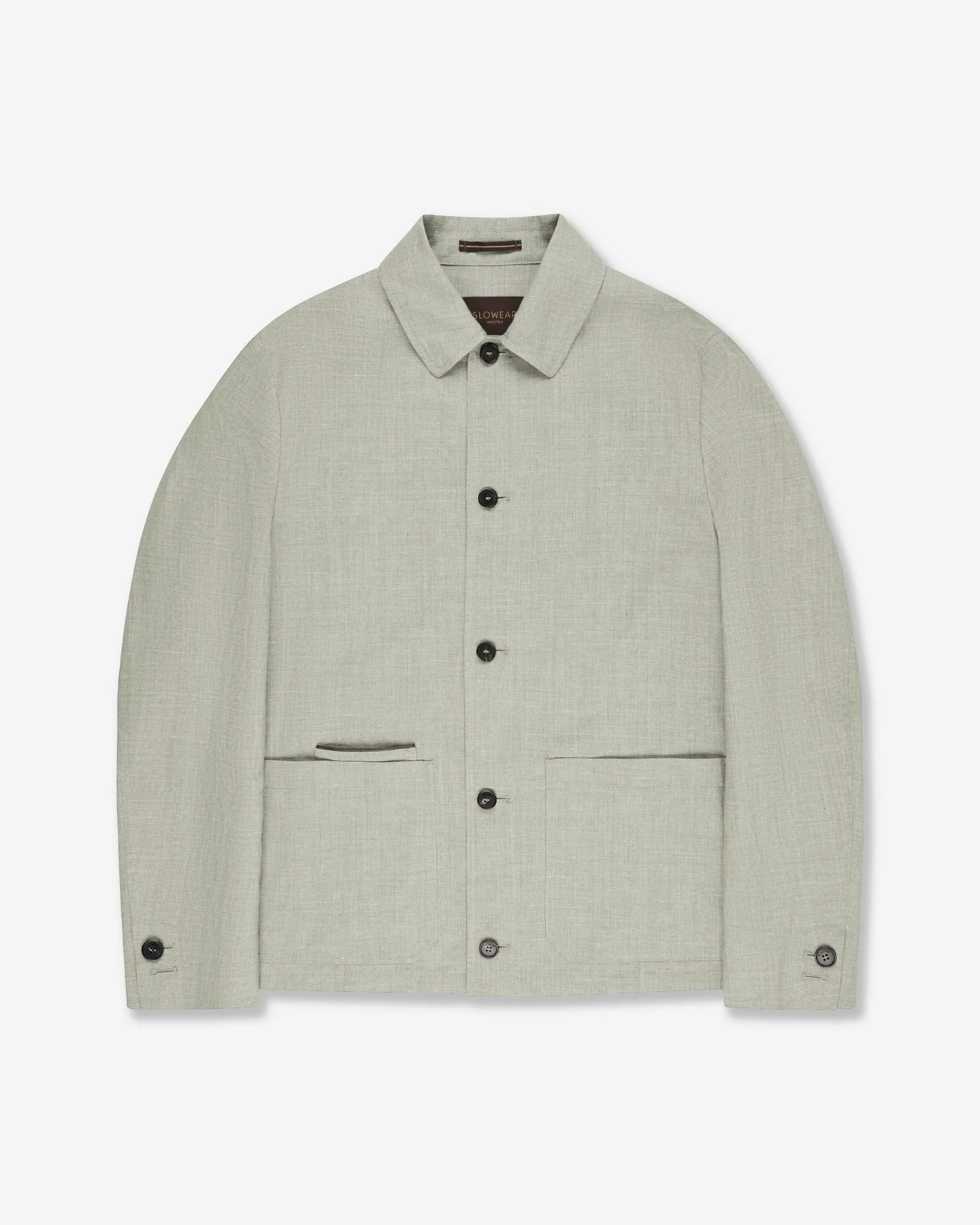 Wool, linen and silk blouson jacket - 1