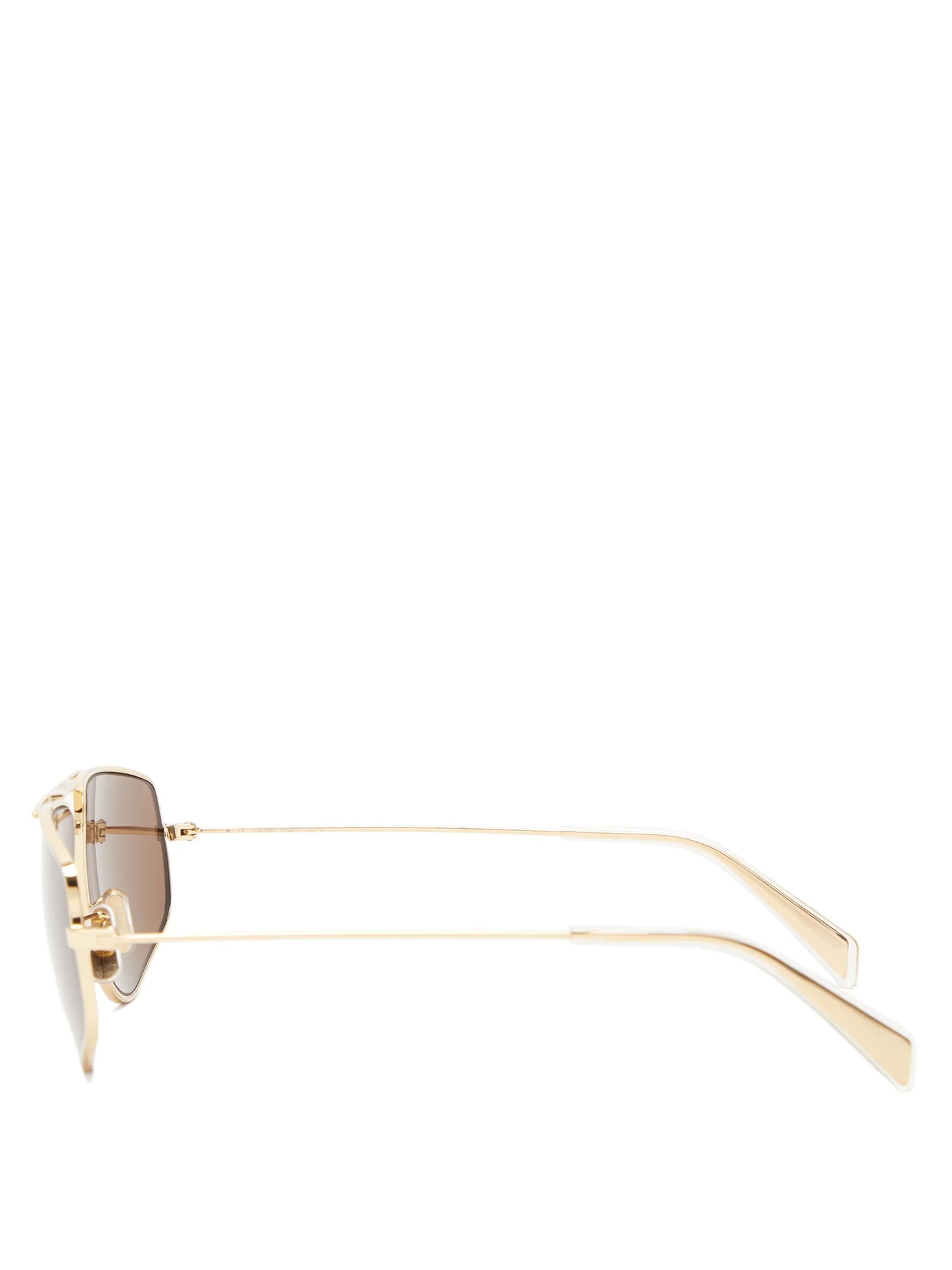 Aviator metal sunglasses - 4