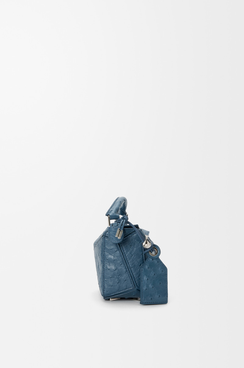 Mini Featherlight Puzzle bag in ostrich 4