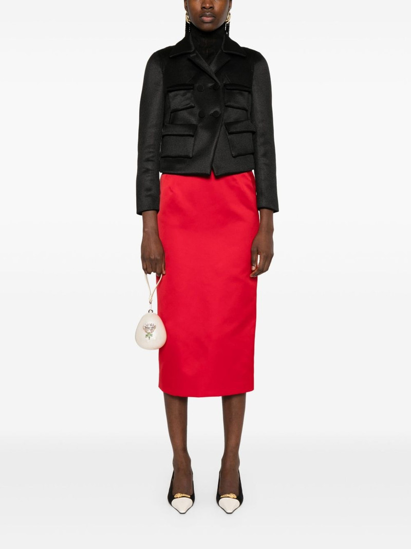N°21 satin midi skirt outlook