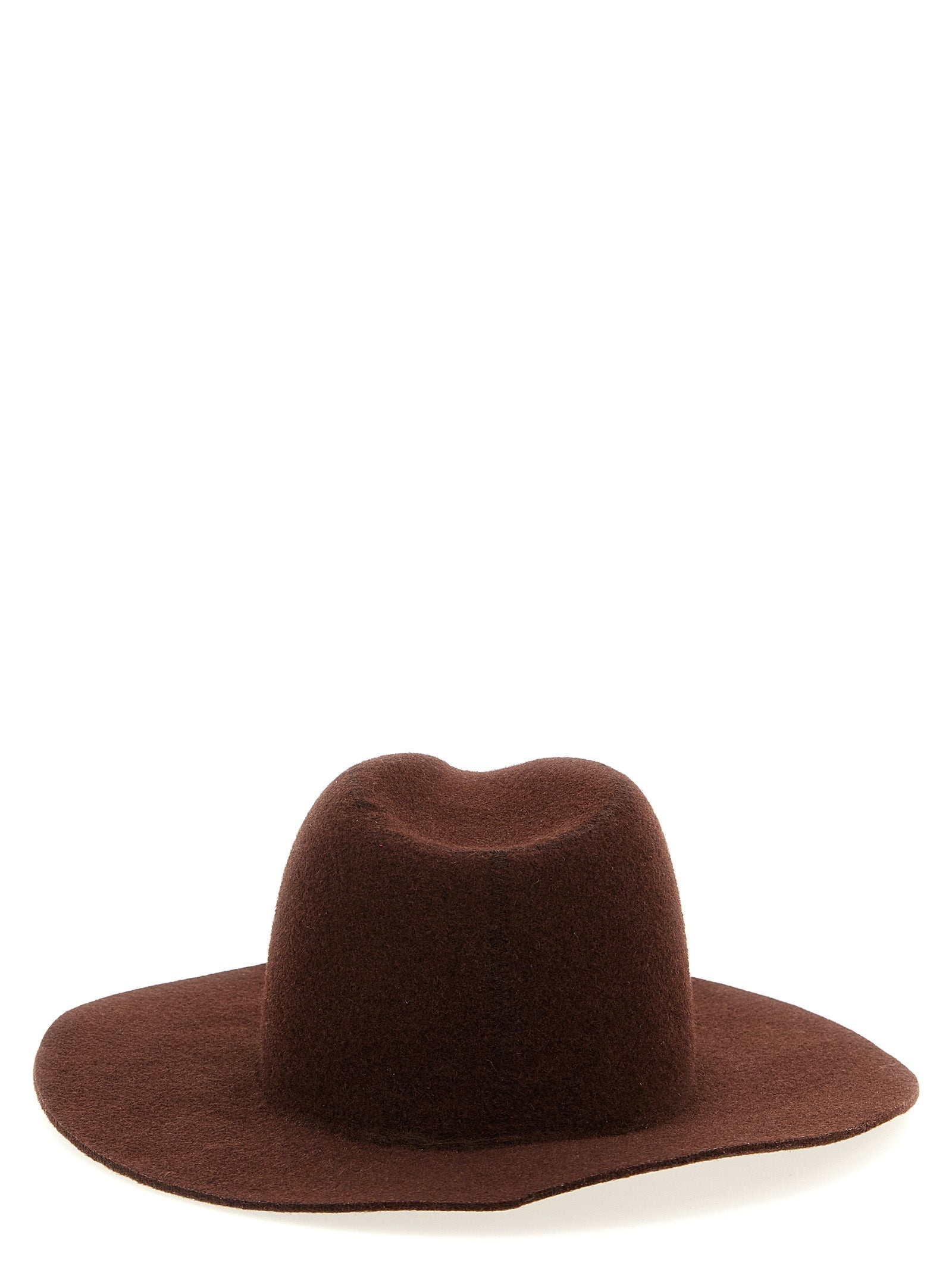 Monogram-Embellished Fedora Hats Brown - 3