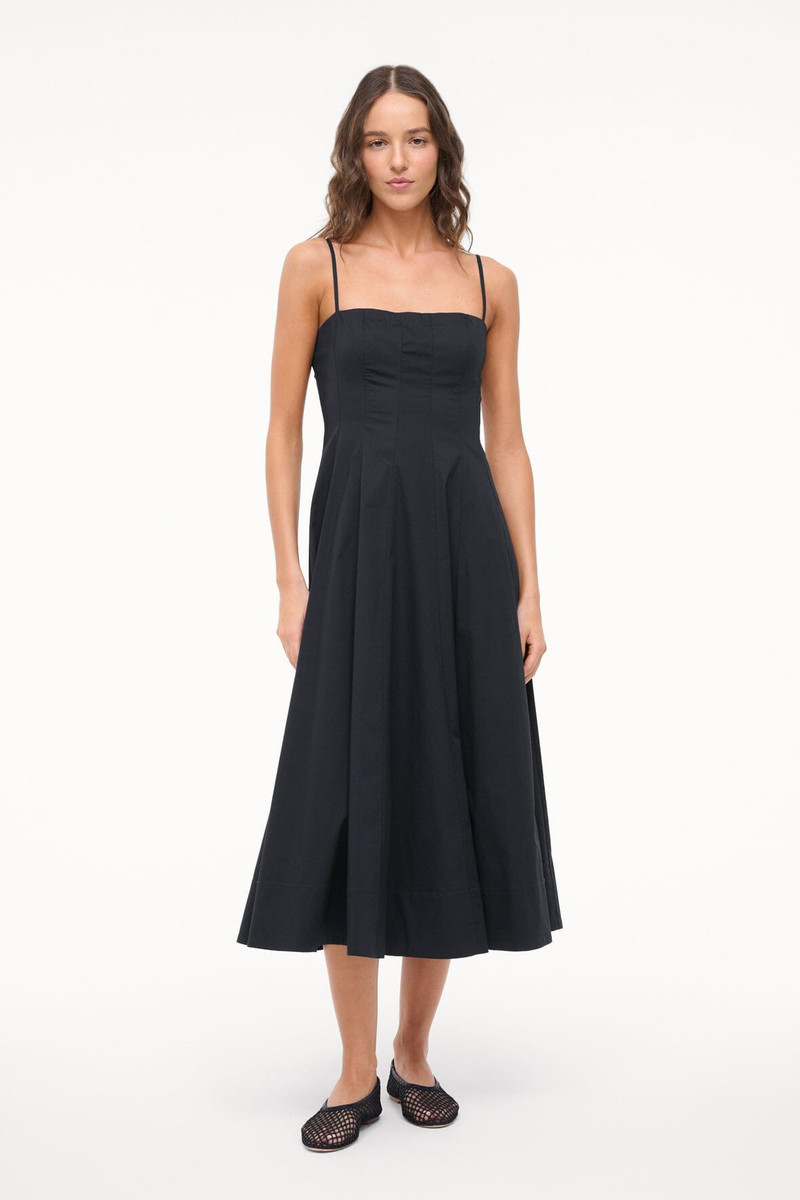 STAUD STAUD WYLIE DRESS BLACK outlook