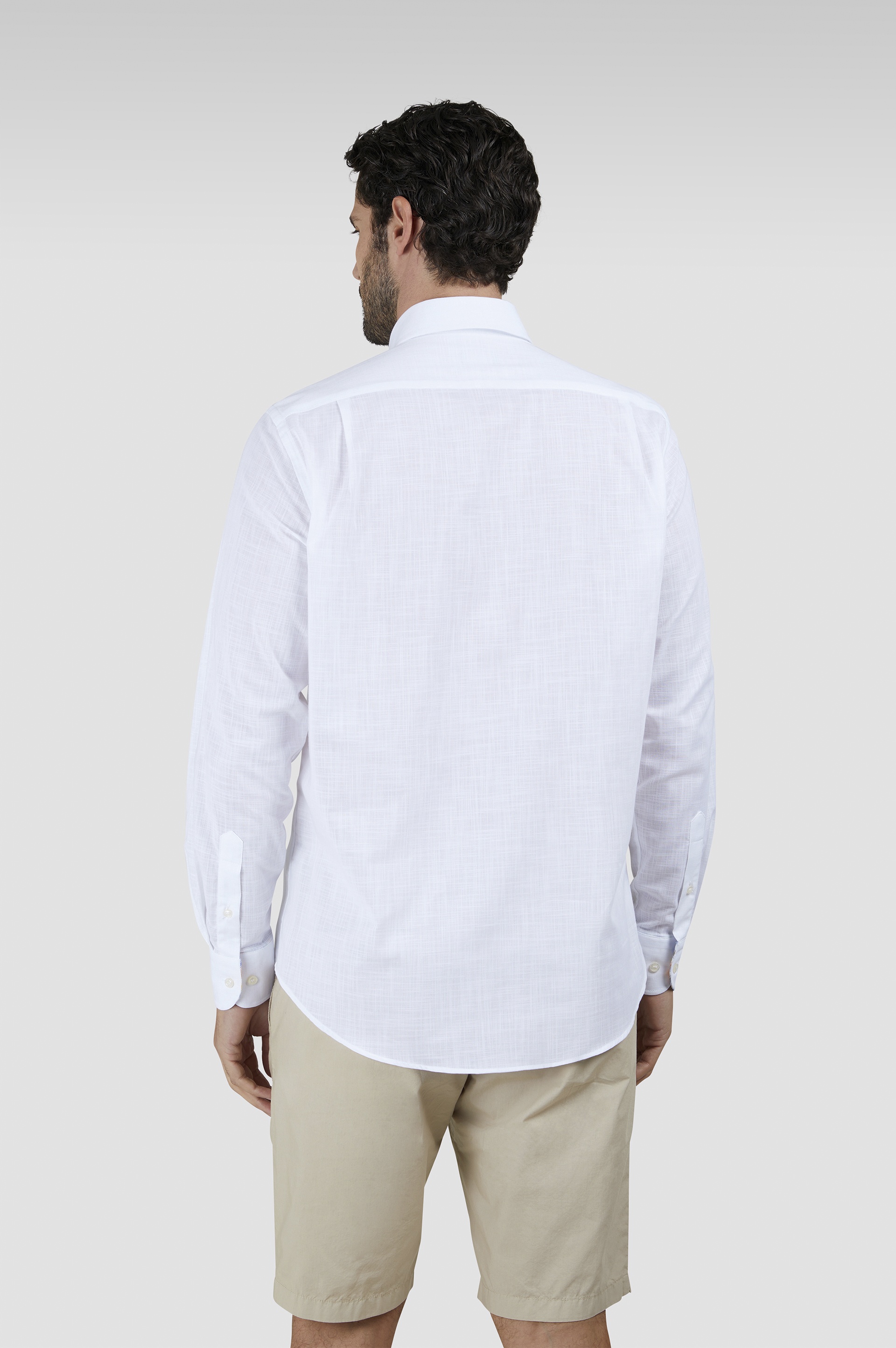 TEXTURED COTTON SHIRT - 3