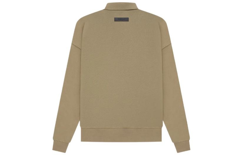 Fear of God Essentials SS22 Long Sleeve Polo Shirt 'Oak' FOG-SS22-265 - 3