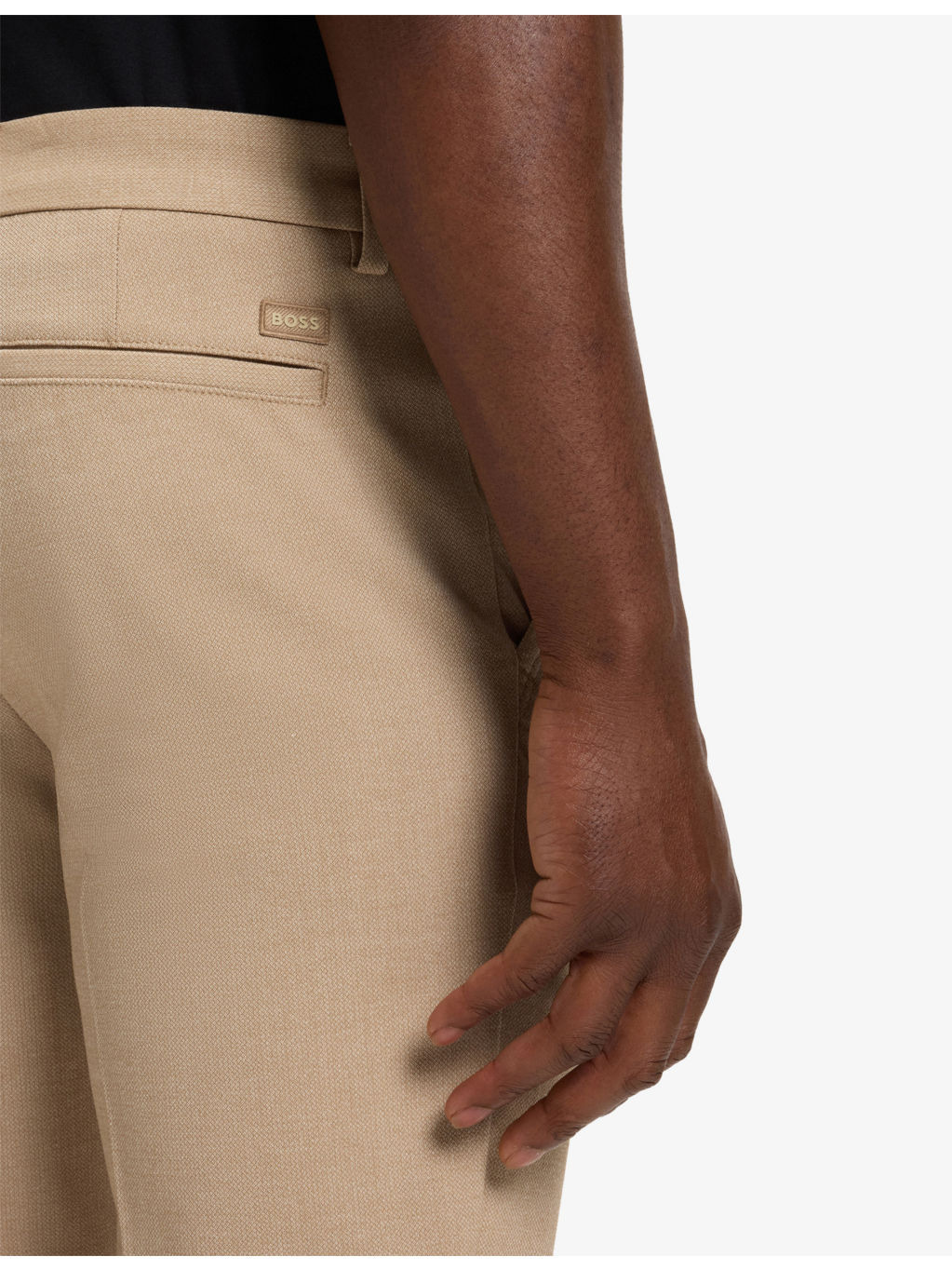 Slim-Fit Straight-Leg Stretch-Woven Trousers - 5