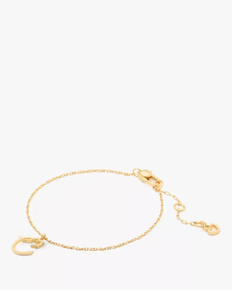 Initial Script Bracelet - 1