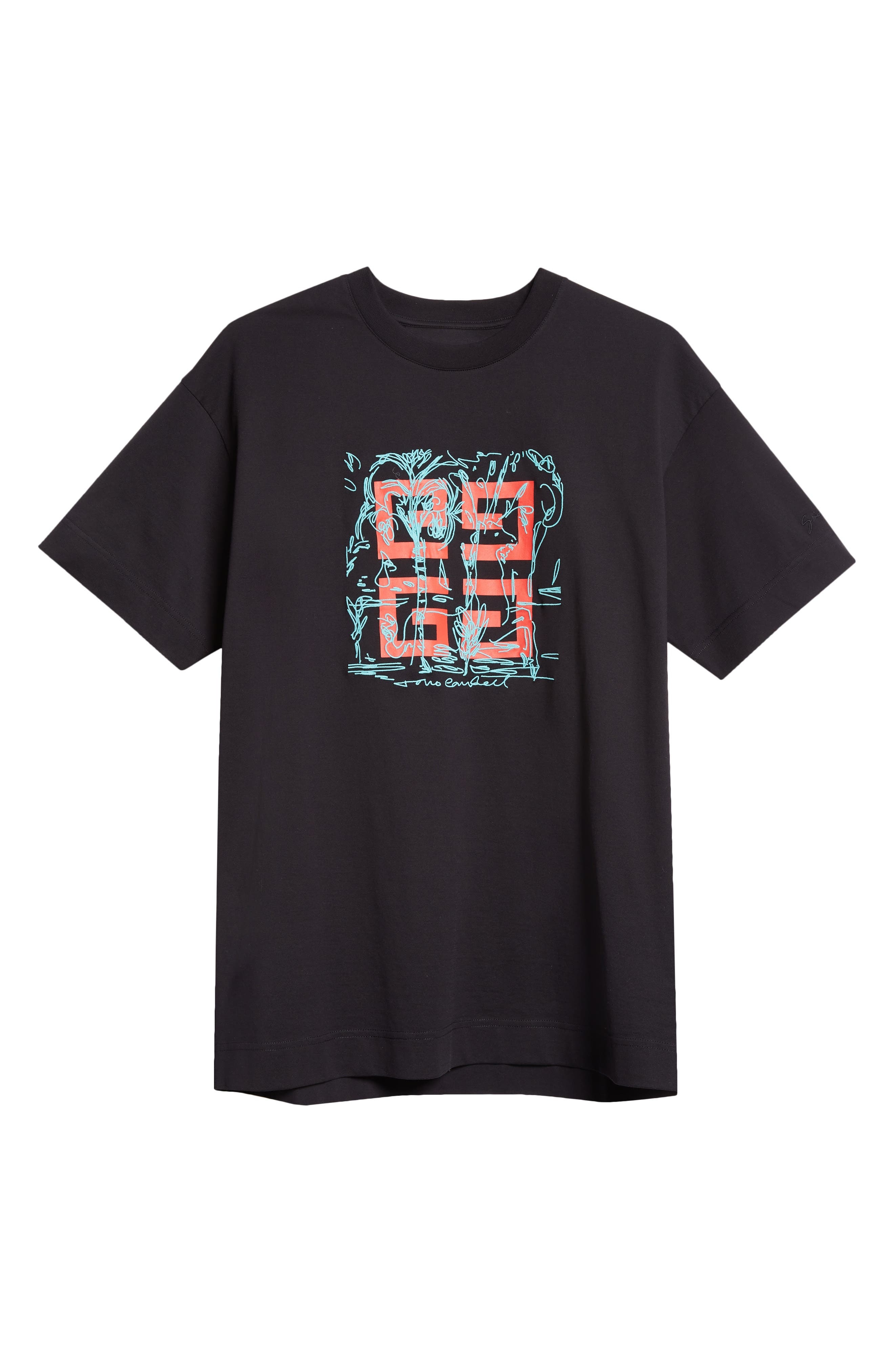 Givenchy Regular Fit 4G Logo Graphic T-Shirt in Black at Nordstrom - 5