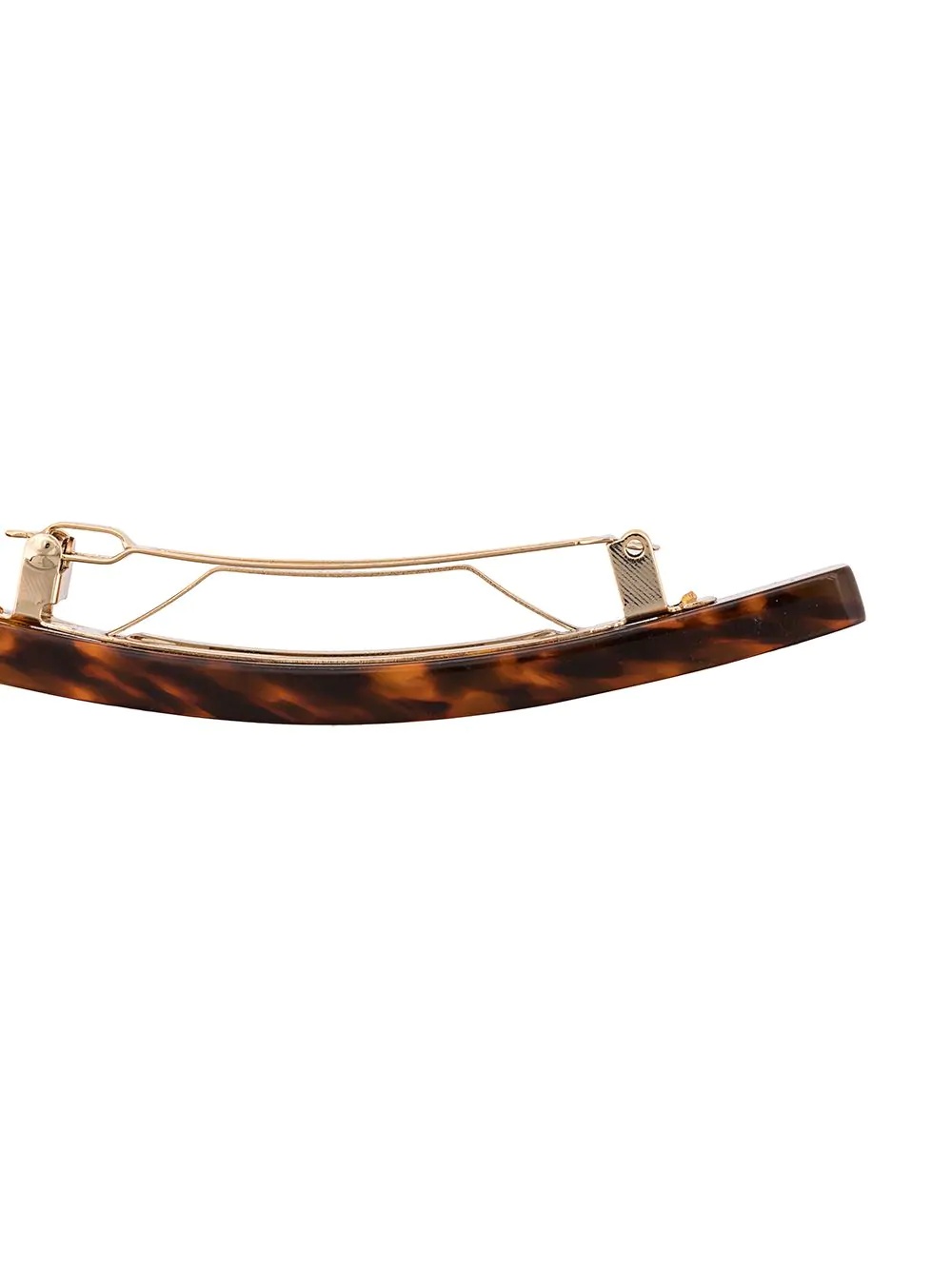 tortoiseshell-effect hair clip - 2