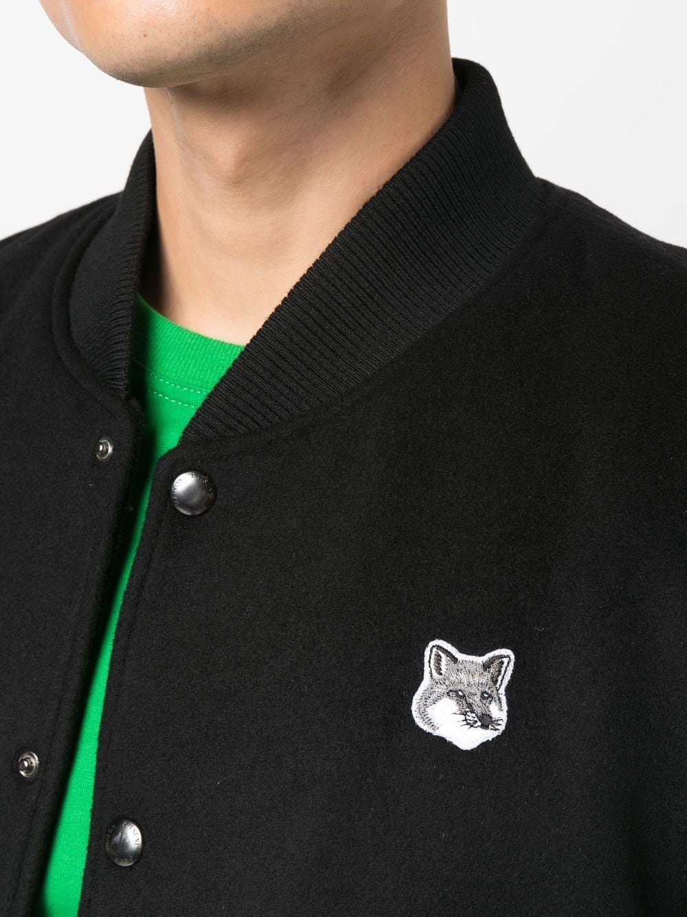 fox-motif bomber jacket - 5