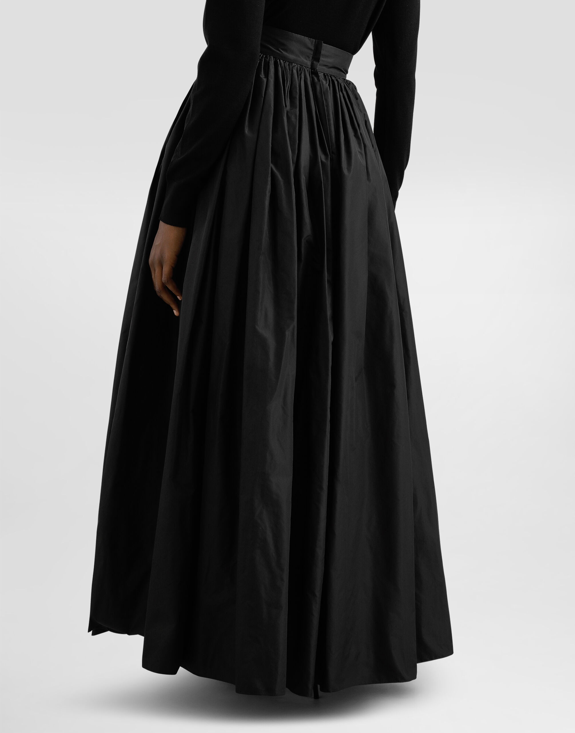 Long taffeta circle skirt - 6