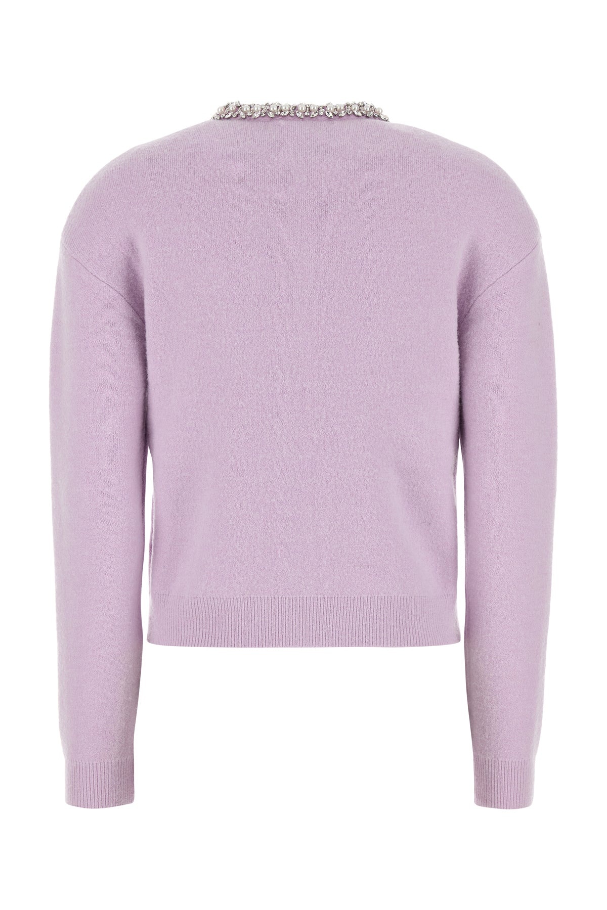 Lilac stretch viscose blend cardigan - 2