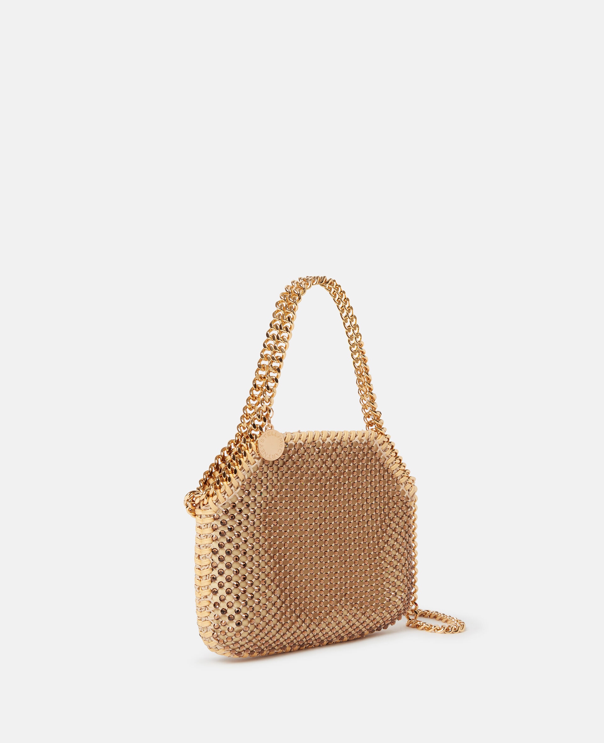 Falabella Crystal Mesh Mini Tote Bag