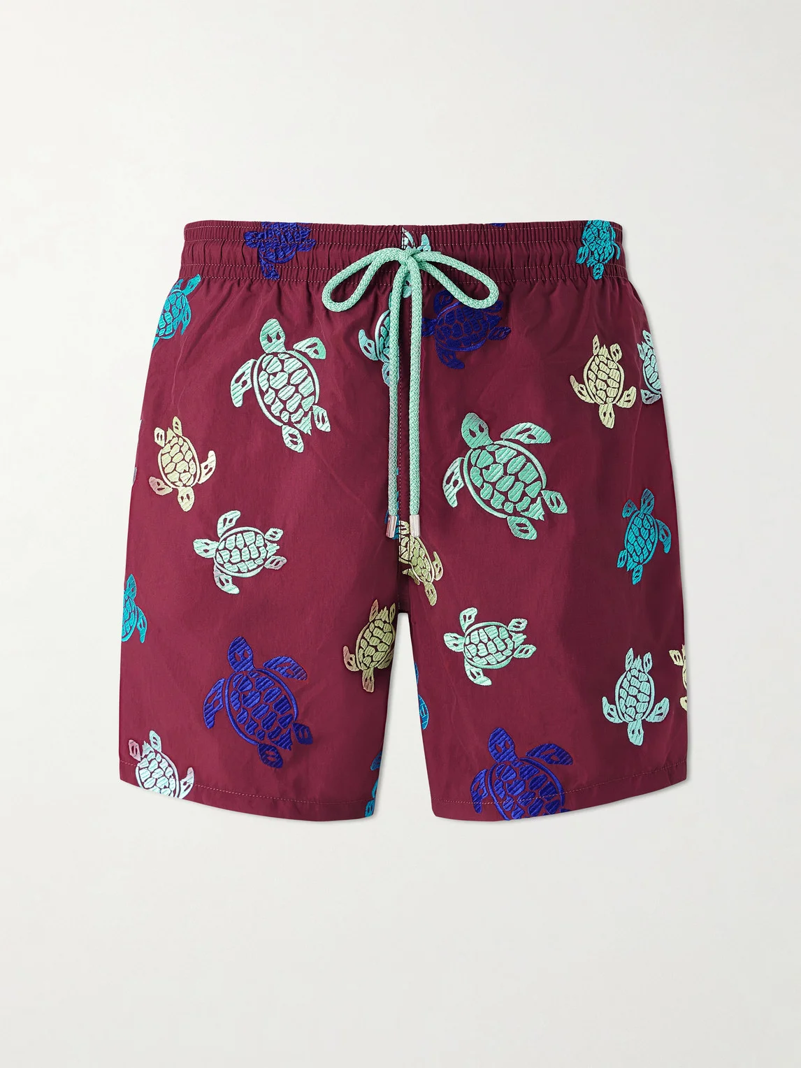 Mistral Embroidered Straight-Leg Swim Shorts - 1